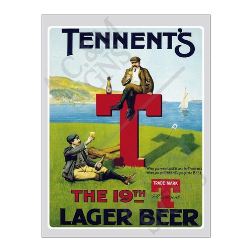 Metal tin sign - metal, plaque
