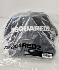 DSQUARED2 Black Embroidered Logo Baseball Cap - One Size
