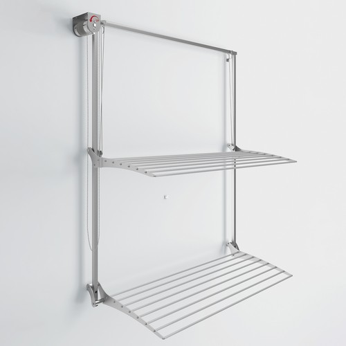 Wall mounted clothes drying - wall-mounted,