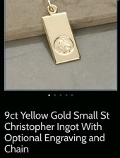 Small 9ct Gold St Christopher