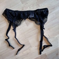 Ladies Sexy Black Silky All