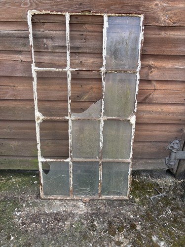 Vintage cast iron window - iron,
