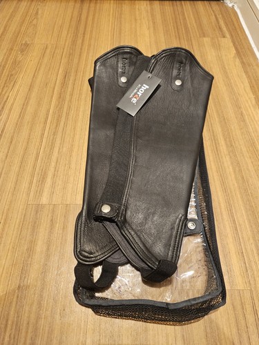 Horze soft leather half chaps - soft,