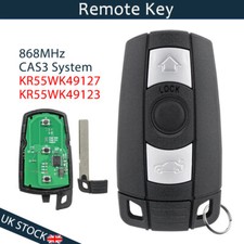 868Mhz Remote Key Fob 3 Button For BMW 1 3 5 Series E82 E88 E90 E92 CAS3/CAS3+