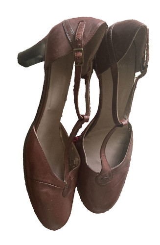 Clarks brown leather - brown, t