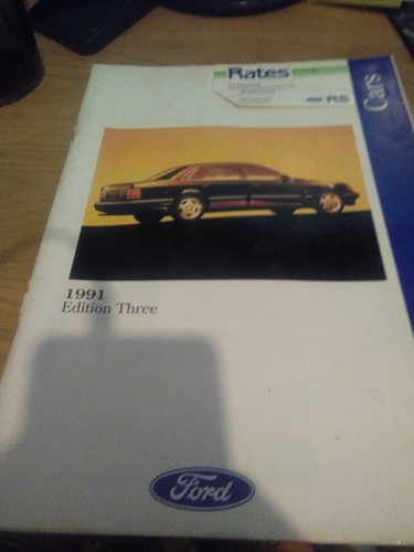 Ford cars dealer brochure 1991 - ford,