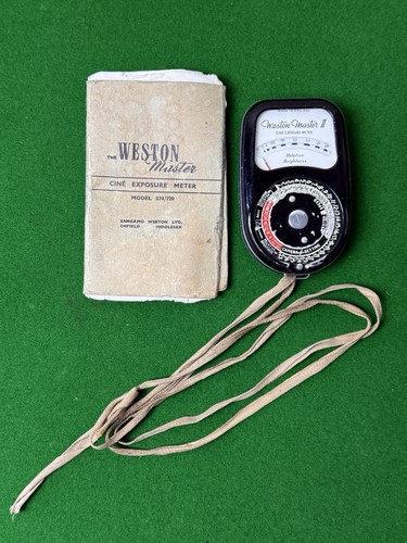 Weston master cine exposure - weston,