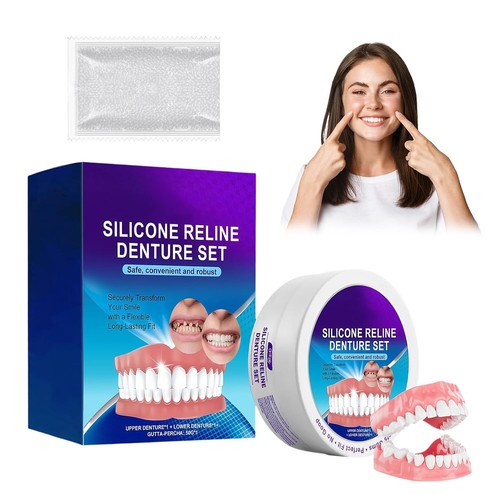 Gentle silicone dentures - silicone, for