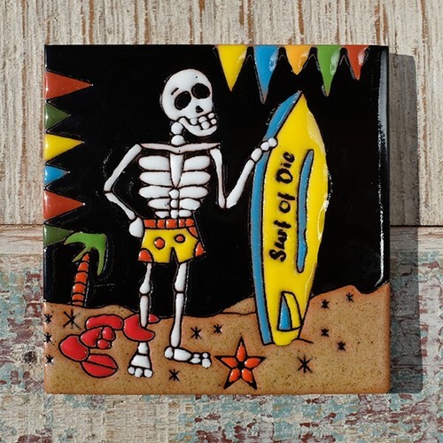 Mexican relief tile 5x10 - relief,