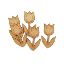 Tulip Flower MDF Craft Shapes