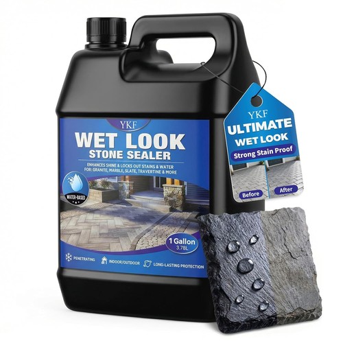 Wet look stone sealer - stone,