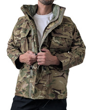 British Army Goretex Waterproof Hooded Rain Jacket,  MTP Protective Smock MVP