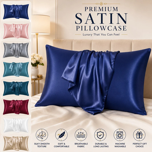 Satin silk pillowcase for hair - pillowcase,