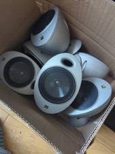 KEF HTS2001 Egg-Shaped Surround Speakers 6 x Silver (no stands) & subwoofer 20B
