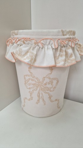 Vintage ribbon bow fabric - vintage,