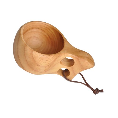 Wooden mug beer cup milk - wooden,