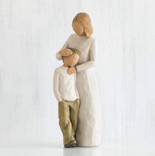 Willow Tree Mother and Son, Sculpted Hand-Painted Figure 8”