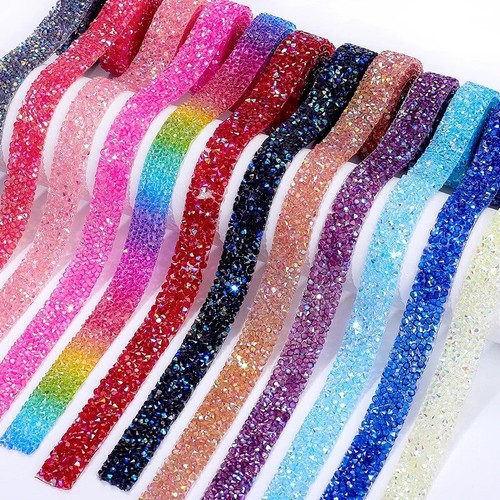 15mm rhinestone trim - 10/15mm,
