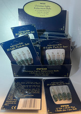 1 pack four NOS NEW Pifco xmas christmas tree fairy light bulbs 12 V 1.1/0.85W