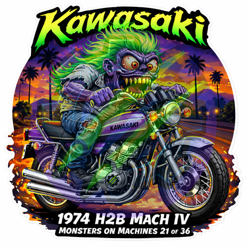 1974 kawasaki h2b - mach, iv