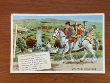 Widecombe fair postcard - postcard, uncle