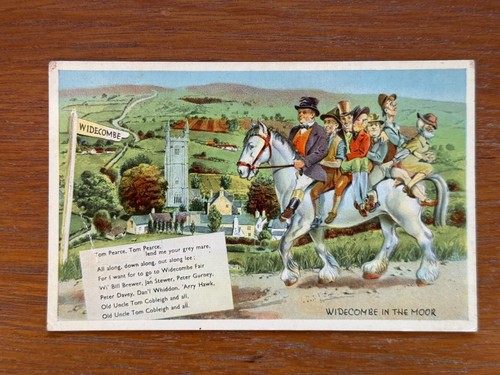 Widecombe fair postcard uncle - fair,