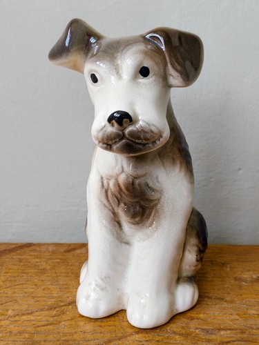 Vintage ceramic wire haired - vintage,