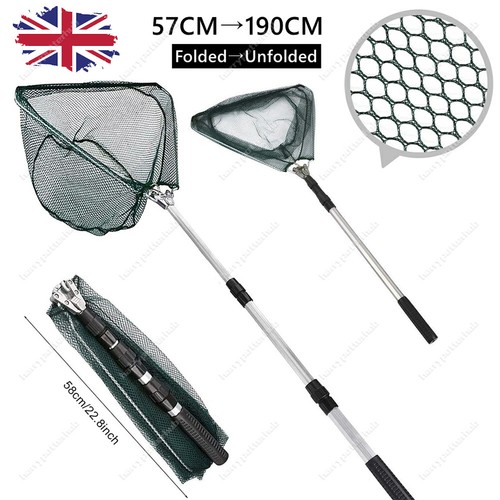 Telescopic landing net - telescopic,