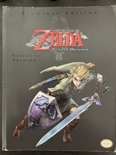 Zelda Twilight Princess Prima Premiere Edition GameCube Guide Book w/ Poster