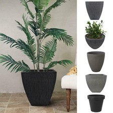 Large Flower Pot Planter Garden Patio Plant Pot Indoor Outdoor Plant Container