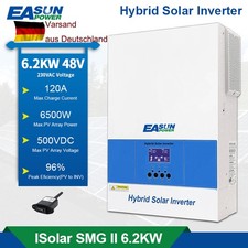 6.2KW 6200W Hybrid Off Grid Solar Inverter MPPT 48V 120A Wifi Output DE