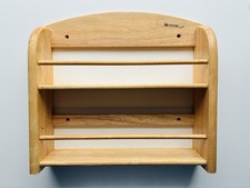 12 Jar Spice Rack Wooden Wall