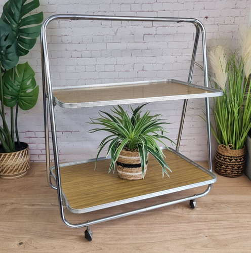Vintage tier folding tea - tier,