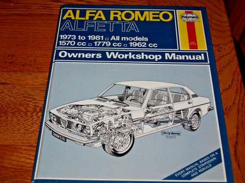 Alfa romeo alfetta haynes - alfetta,