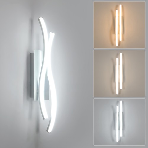 Silver 14w led wall light - 14w,