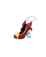 Disney Captain Hook Villain Shoes Mini Pin