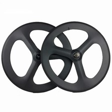  Carbon Tri Spoke Wheels Track