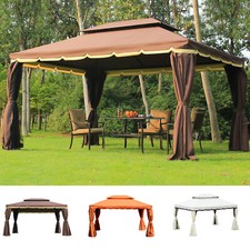 3 x 4 m Aluminium Gazebo Marquee Canopy Pavilion Patio Garden Party Tent 3 Color