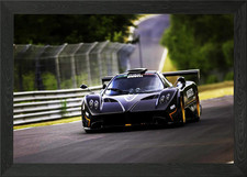 Pagani Zonda R Framed Wall Art