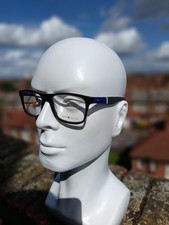 Tommy Hilfiger Th 73 Eyeglasses Frames Black/Blue Classic Style Eyewear