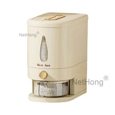 Rice Dispenser Container Cereal Dispenser Box Dry Food Grain Storage Kitchen