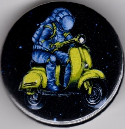 Scootering pin button - scootering,