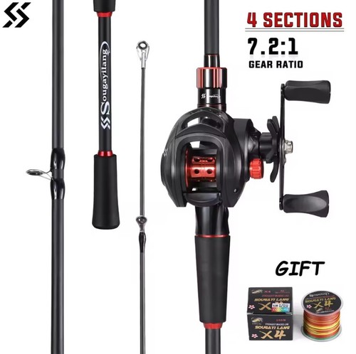 Fishing rod reel - combo, carbon