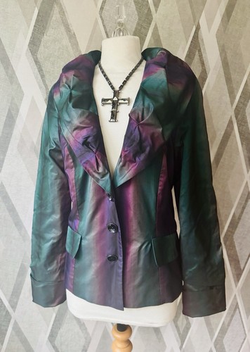 Iridescent oil slick - slick, peacock