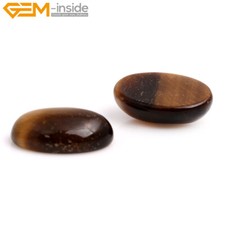 Tiger's Eye CAB Cabochon 5Pcs Natural Gemstone Loose Beads For Jewelry Making