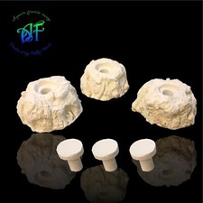 Frag plug rock stone rack holder reef marine coral propagation live zoas lps sps