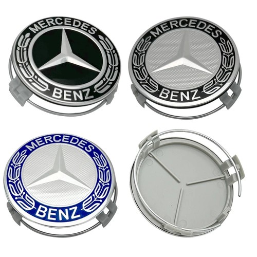 Black mercedes wheel centre - mercedes,