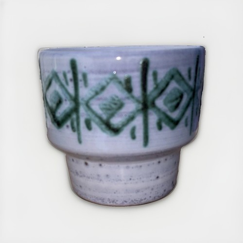 Vintage west german plant - plant, pot