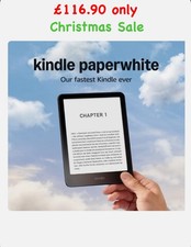 Amazon Kindle Paperwhite 7' 16GB 12th Gen Newest Version Without Ads Black