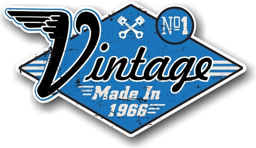 Vintage made 1966 - 1966, aged